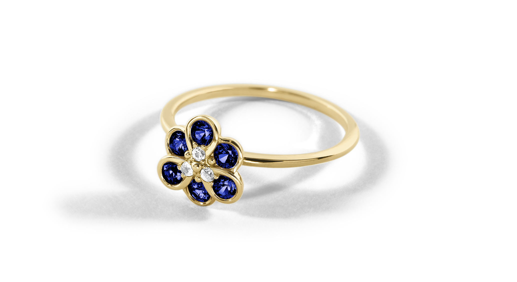 Lily Goldring Saphir Royalblau