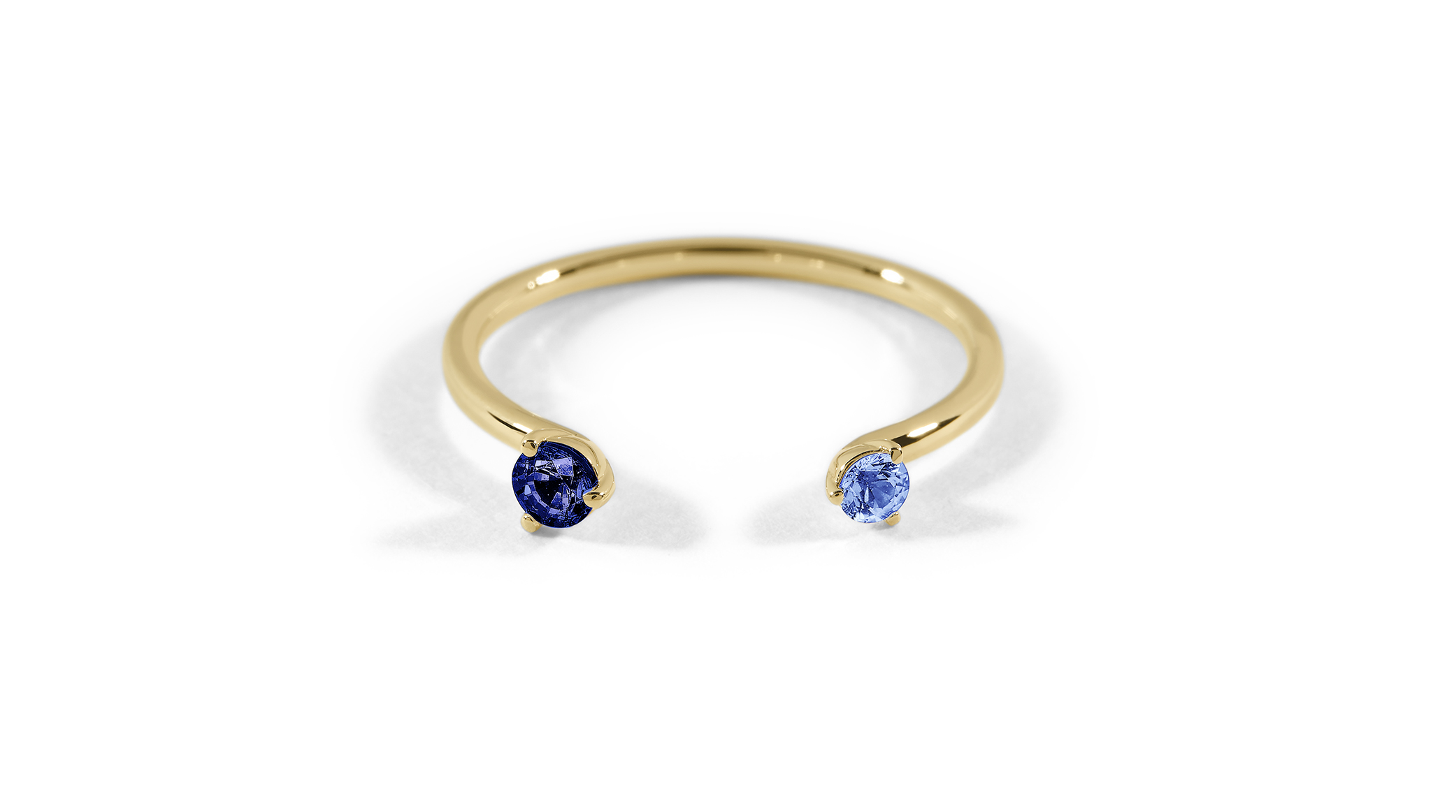 Luna Goldring Saphir Royalblau