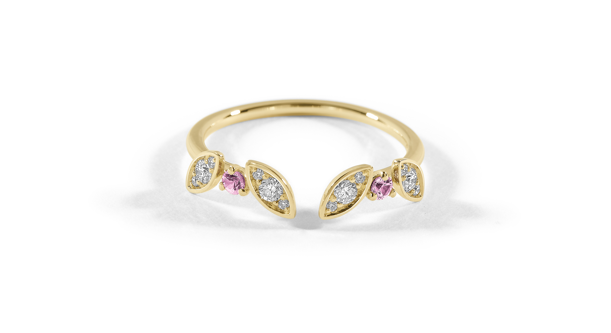 Mirage Diamantring Saphir Pink