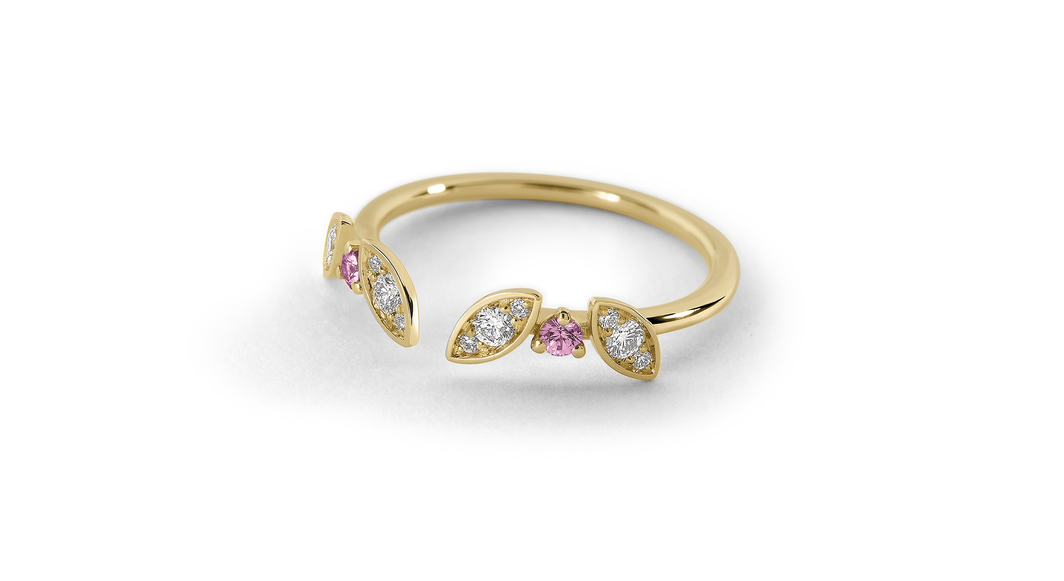 Mirage Diamantring Saphir Pink